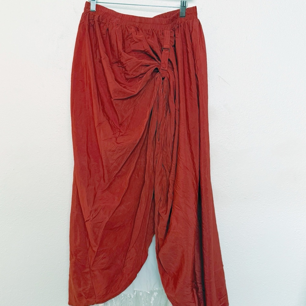 Scarlet Darkness Victorian Renaissance Two Way Midi Double Layer Skirt - Picture 9 of 11